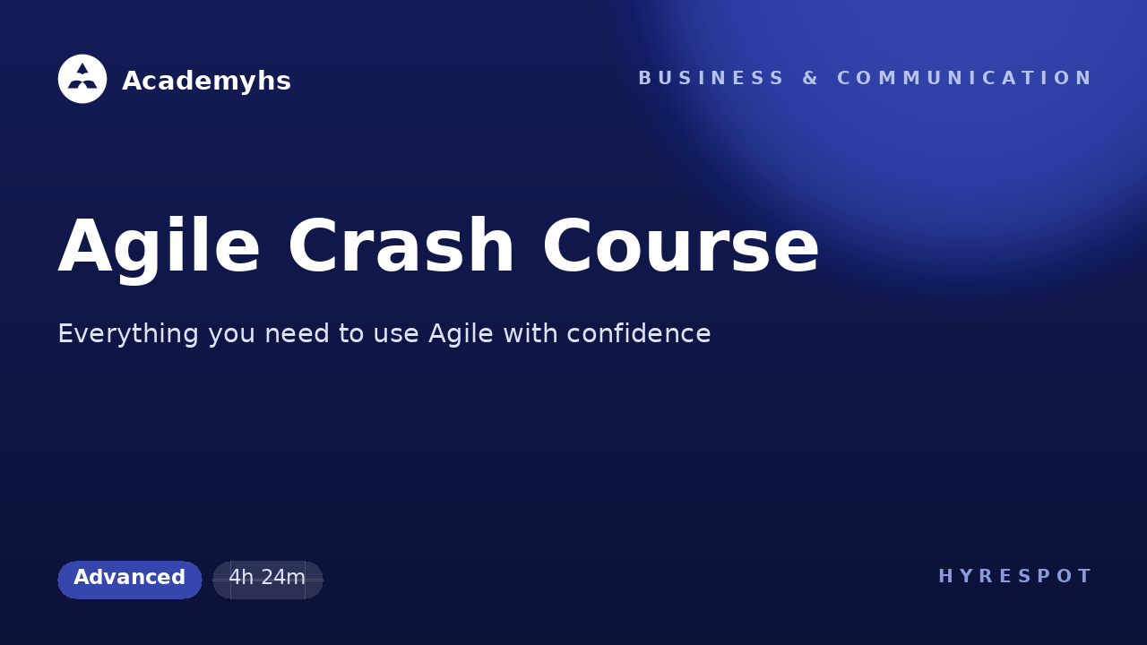 Agile Crash Course