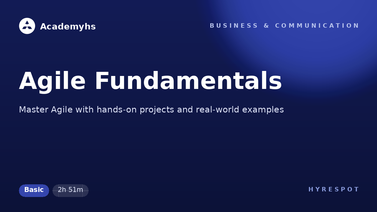 Agile Fundamentals