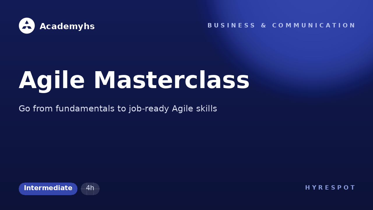 Agile Masterclass