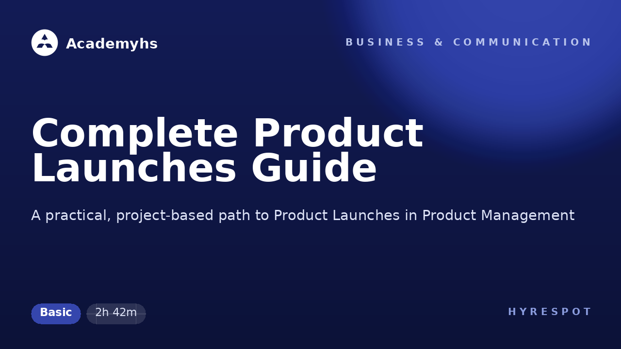 Complete Product Launches Guide