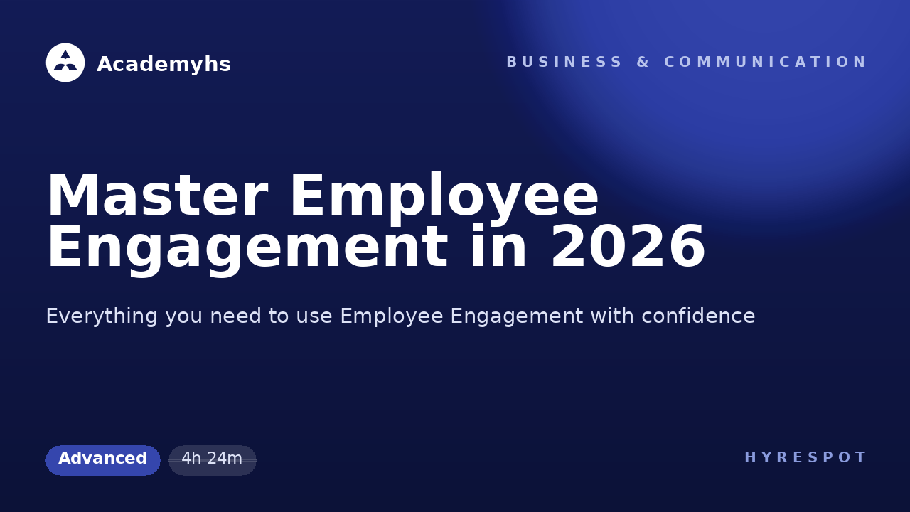 Master Employee Engagement in 2026