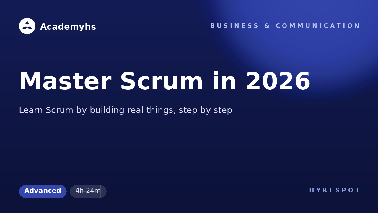 Master Scrum in 2026
