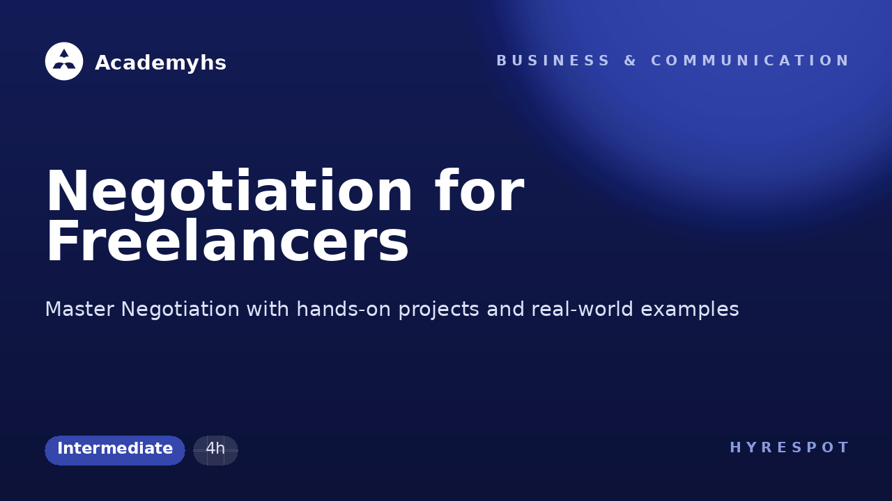 Negotiation for Freelancers