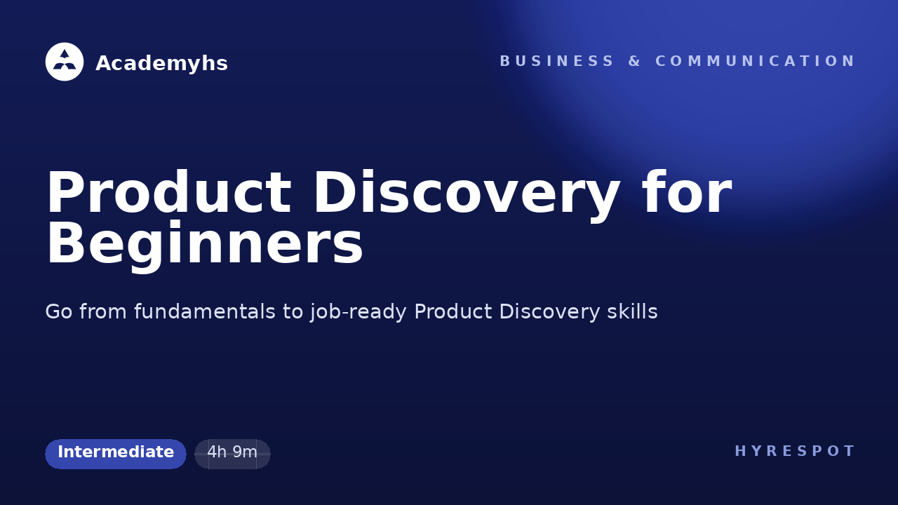 Product Discovery for Beginners
