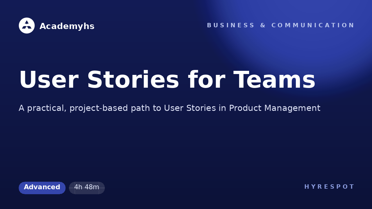 User Stories for Teams