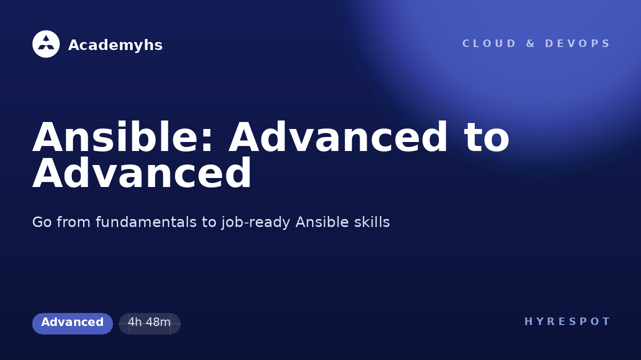 Ansible: Advanced to Advanced