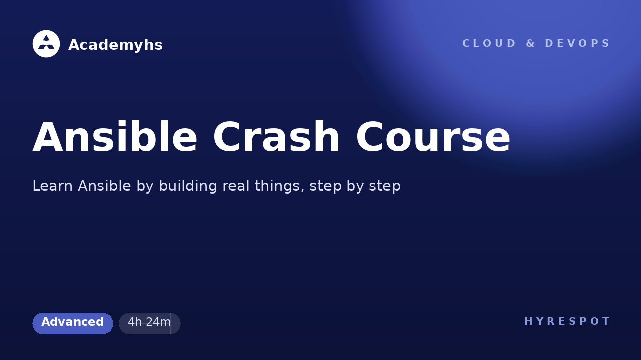 Ansible Crash Course