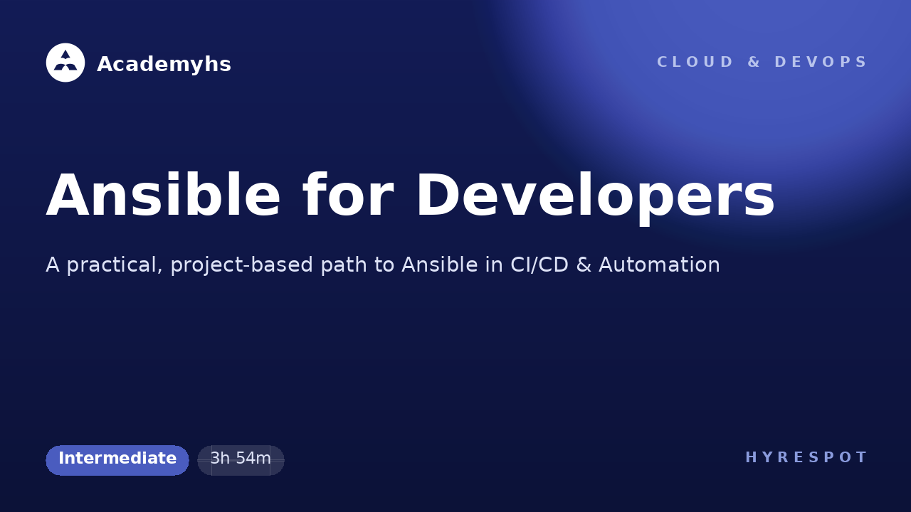 Ansible for Developers