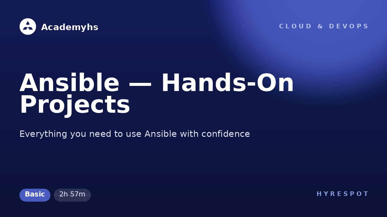 Ansible — Hands-On Projects
