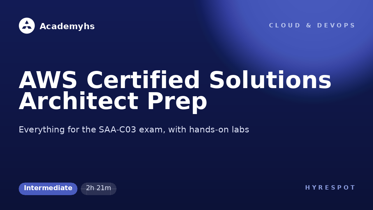 AWS Certified Solutions Architect Prep