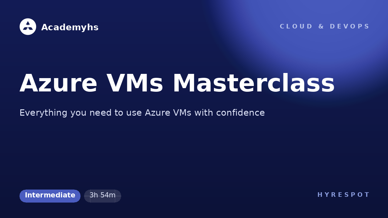 Azure VMs Masterclass