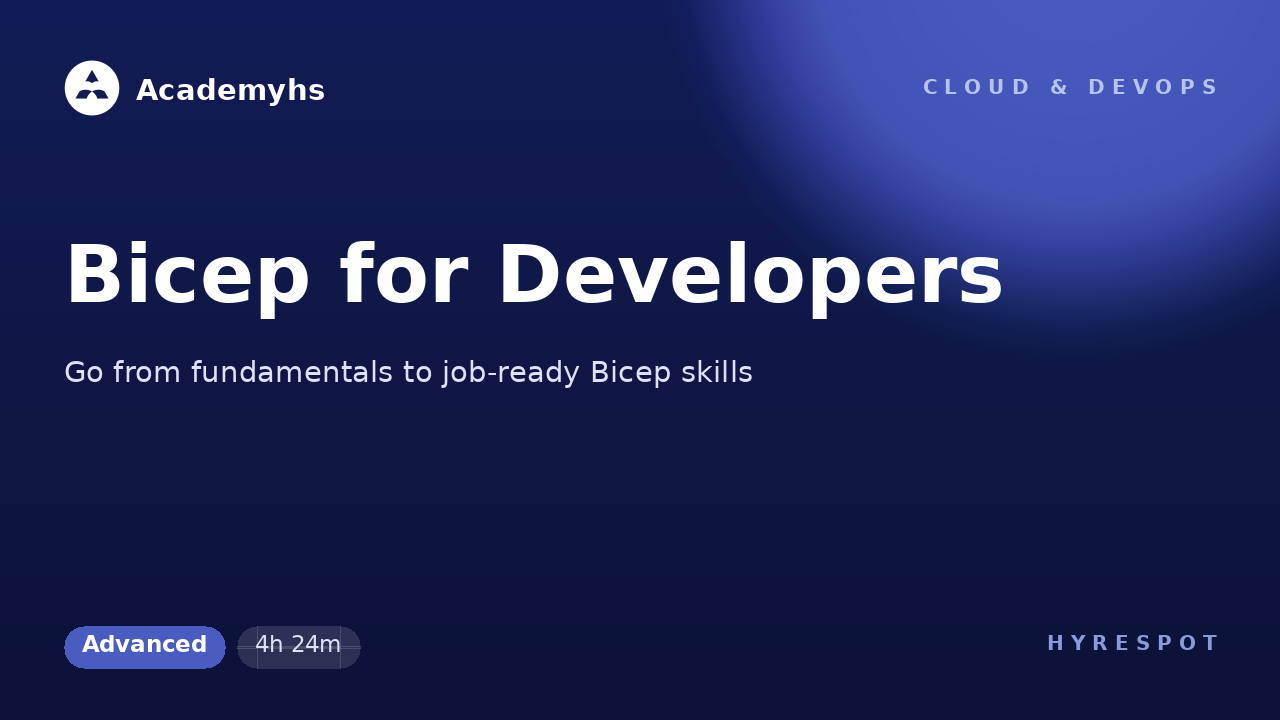 Bicep for Developers