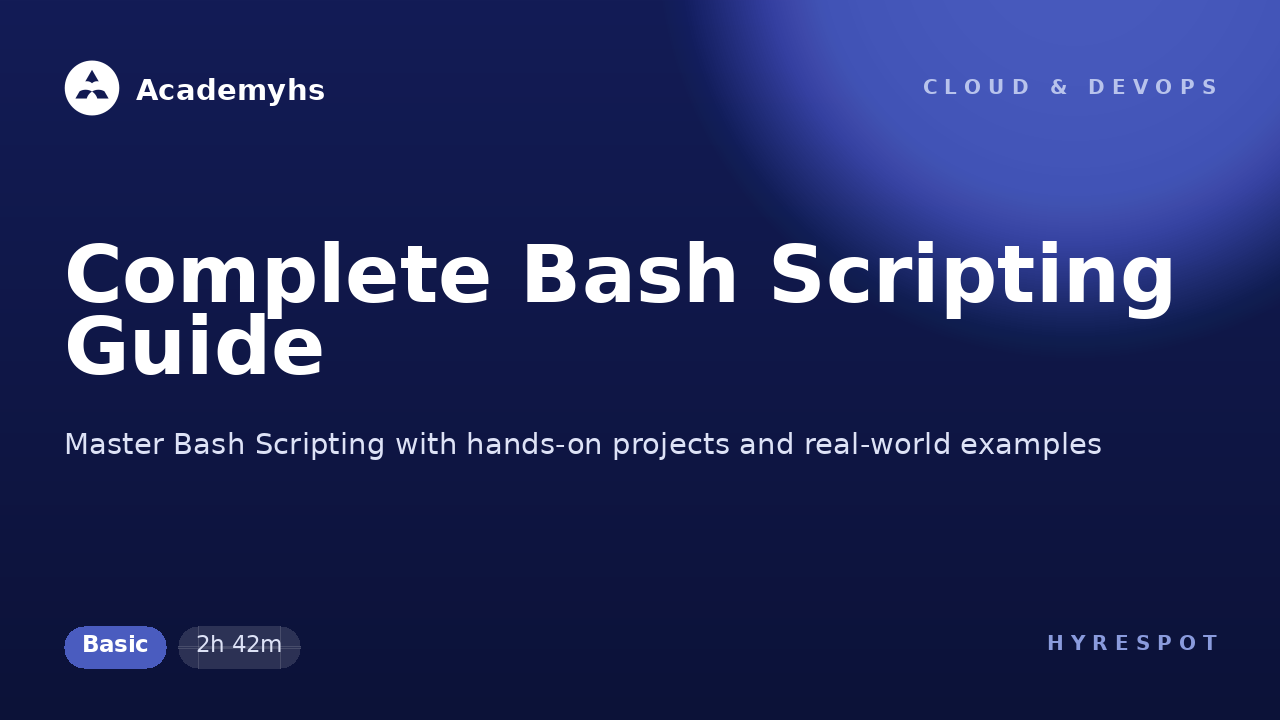 Complete Bash Scripting Guide