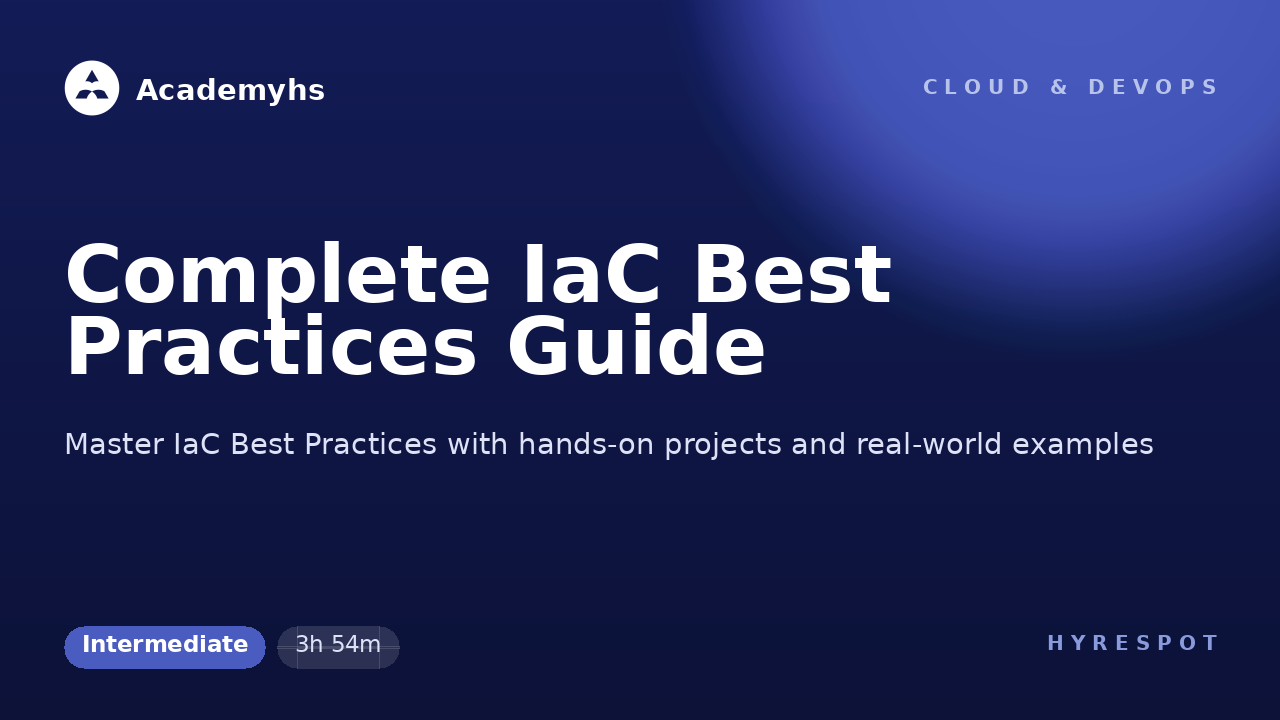 Complete IaC Best Practices Guide