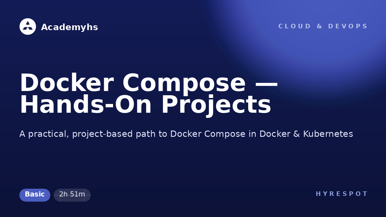 Docker Compose — Hands-On Projects