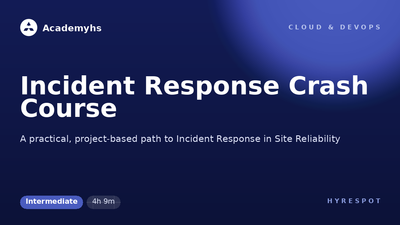 Incident Response Crash Course