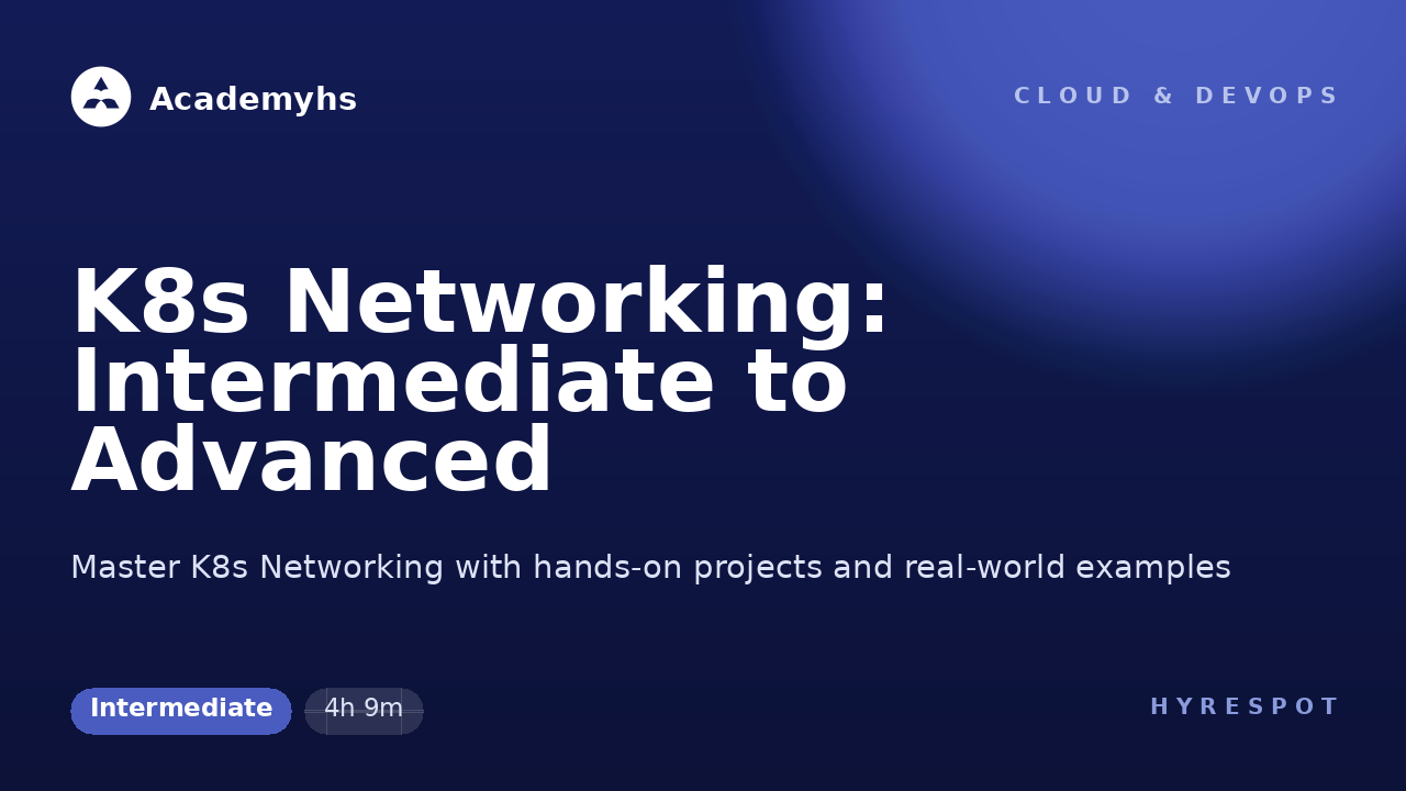 K8s Networking: Intermediate to Advanced