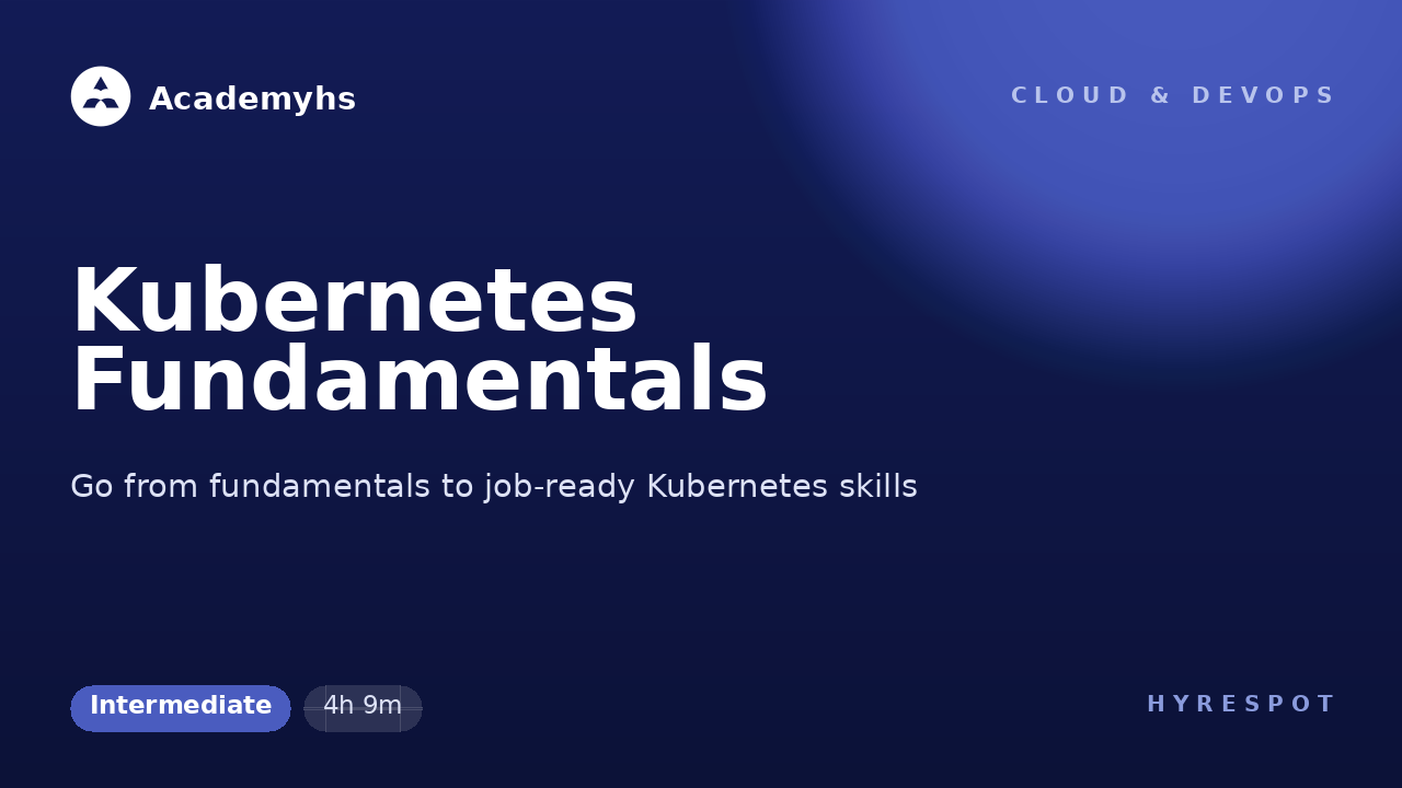 Kubernetes Fundamentals