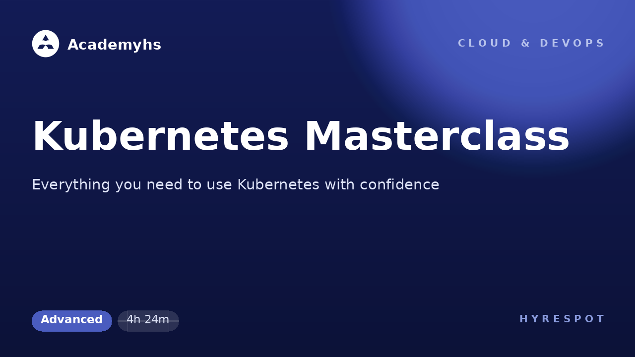 Kubernetes Masterclass
