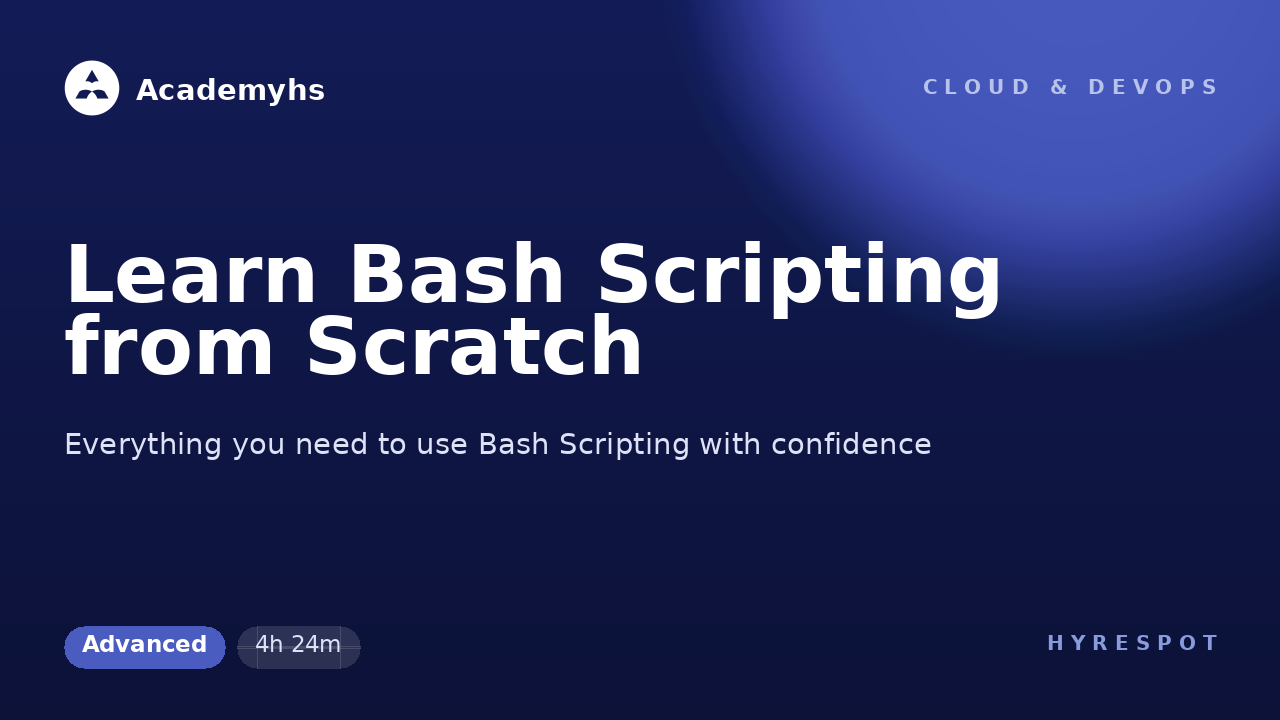 Learn Bash Scripting from Scratch