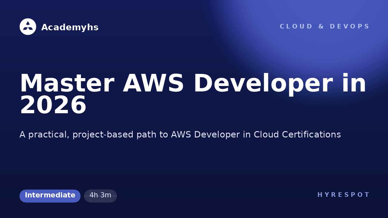 Master AWS Developer in 2026