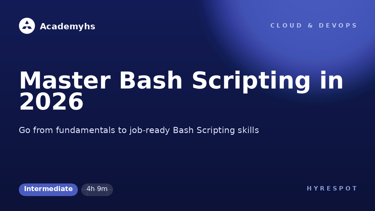 Master Bash Scripting in 2026