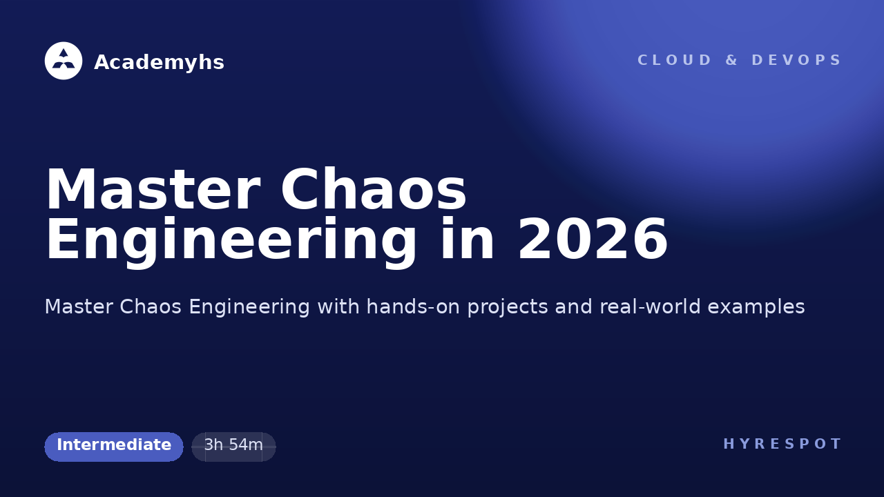 Master Chaos Engineering in 2026