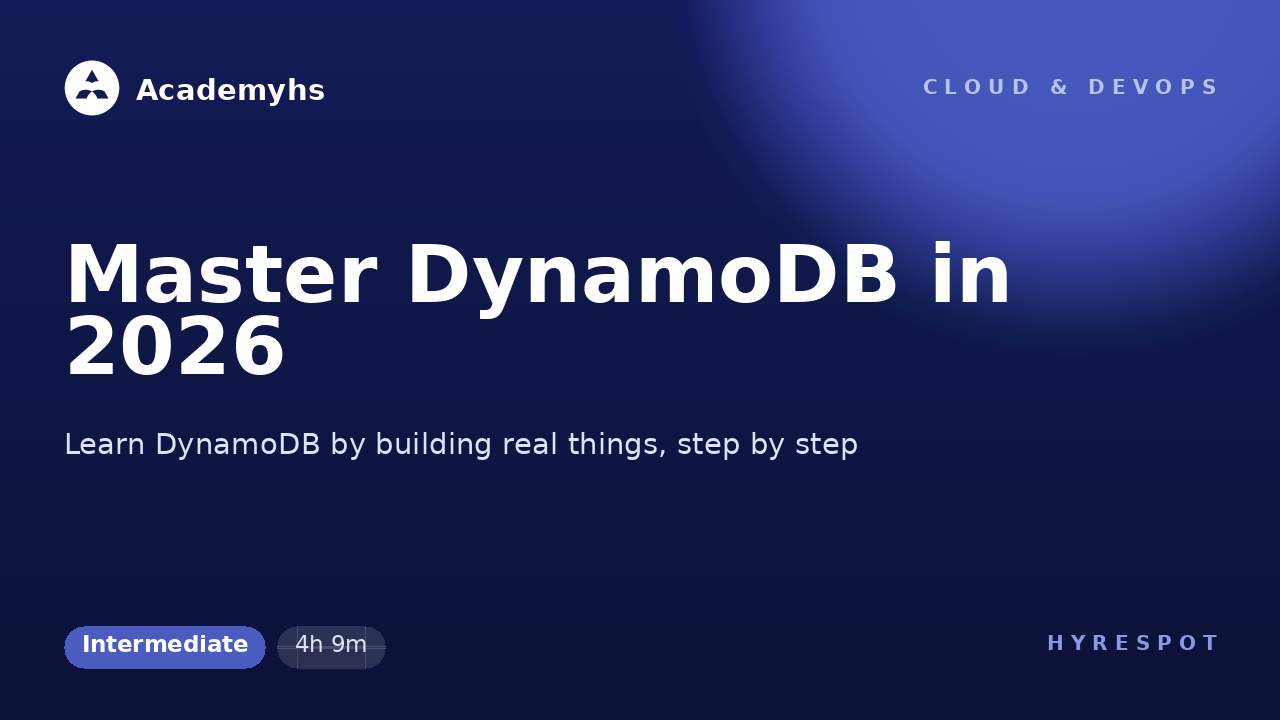 Master DynamoDB in 2026