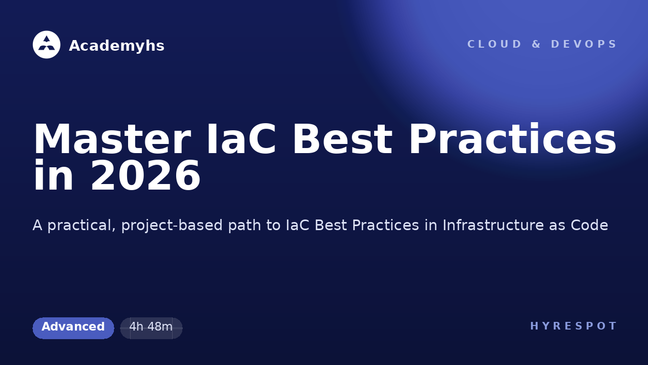Master IaC Best Practices in 2026