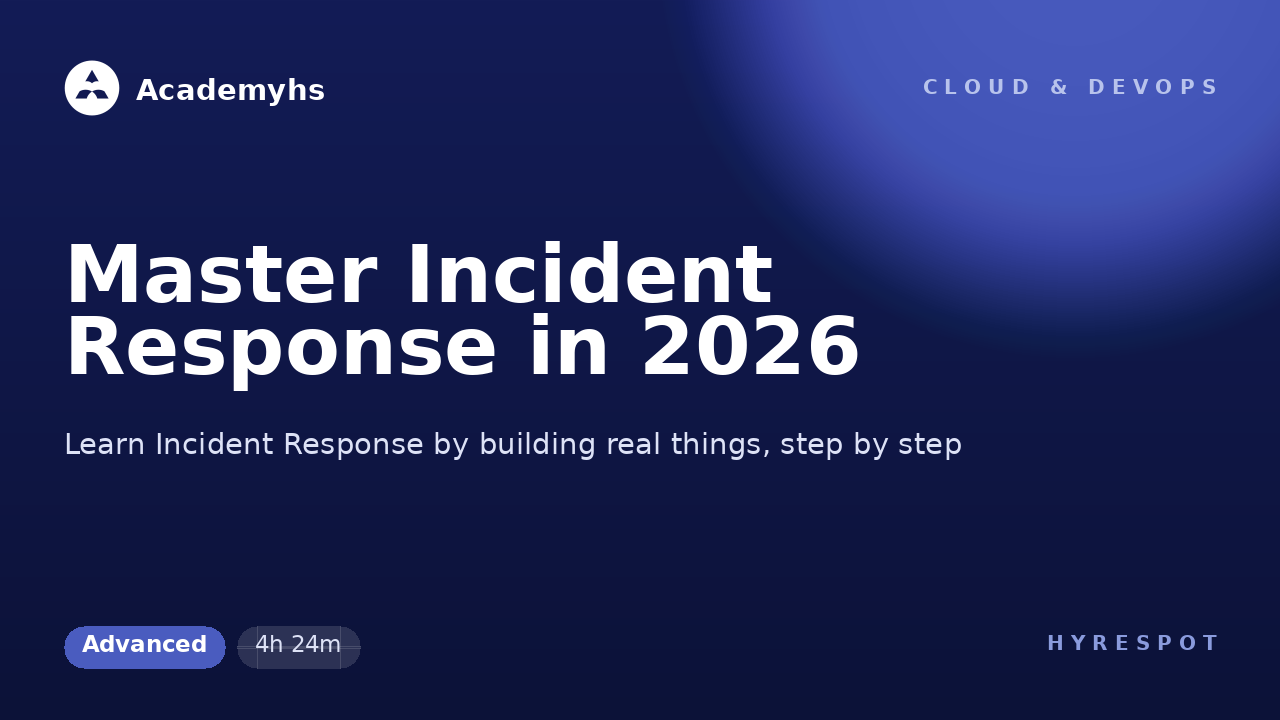 Master Incident Response in 2026