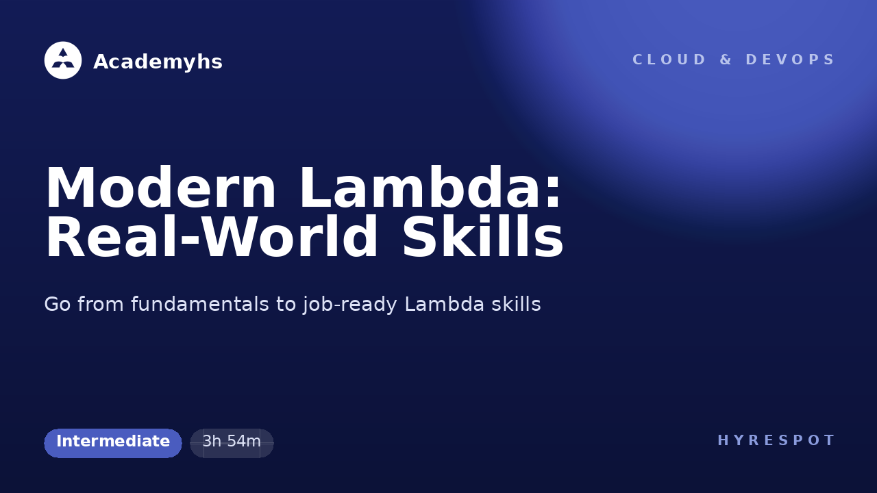Modern Lambda: Real-World Skills