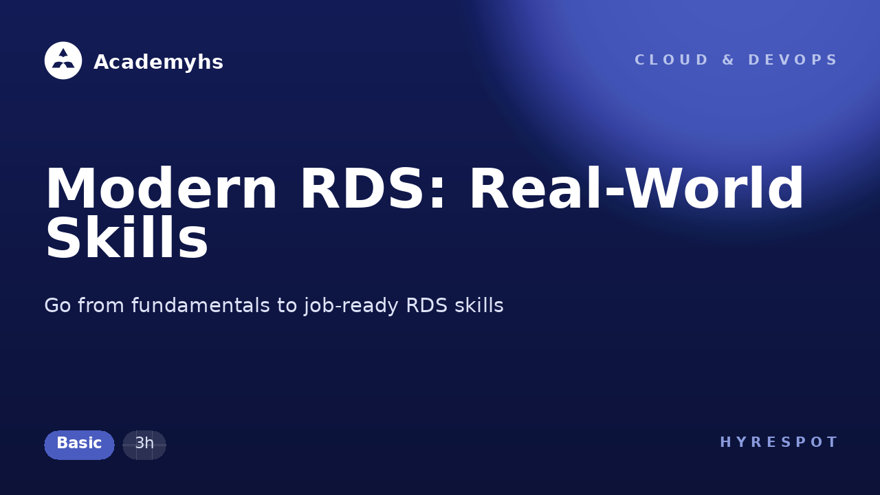 Modern RDS: Real-World Skills