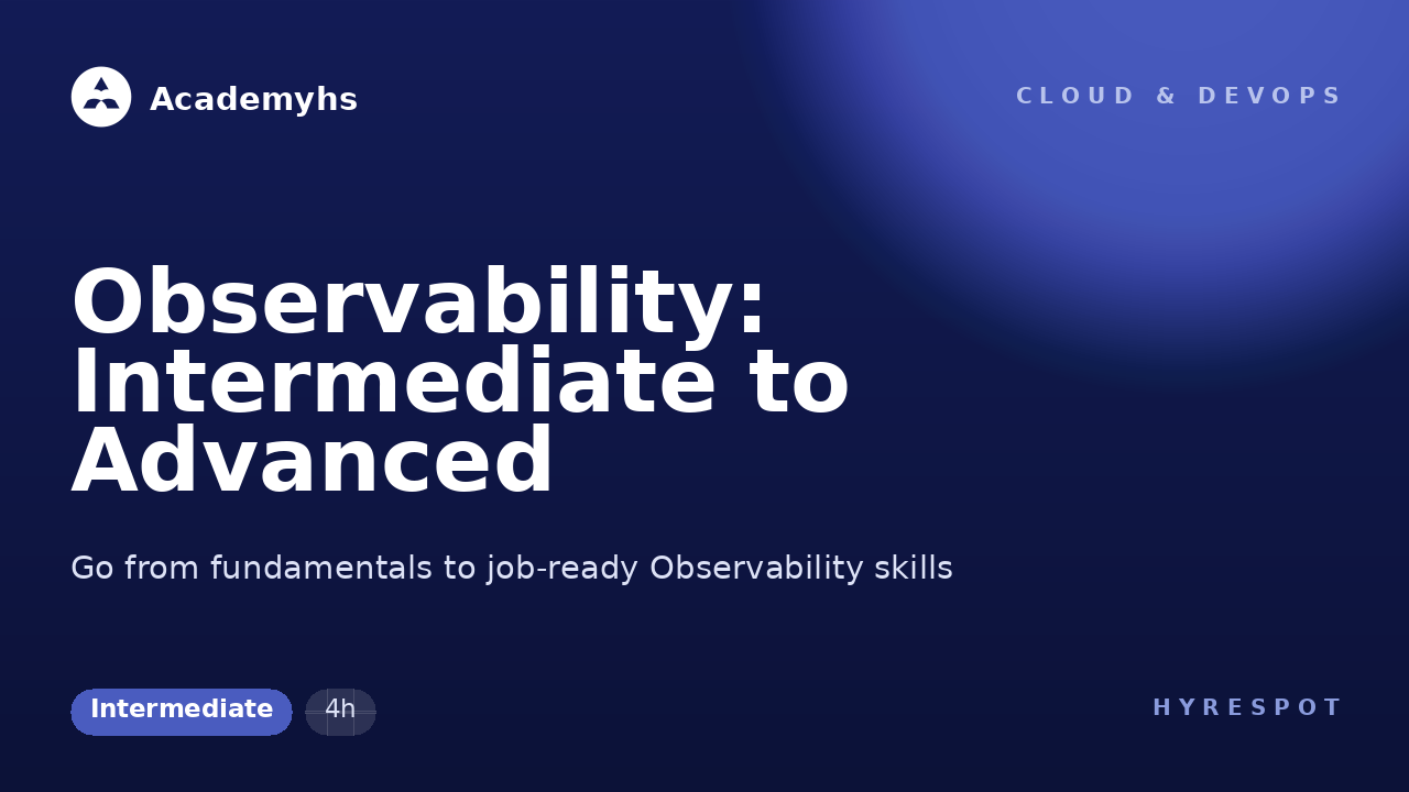 Observability: Intermediate to Advanced