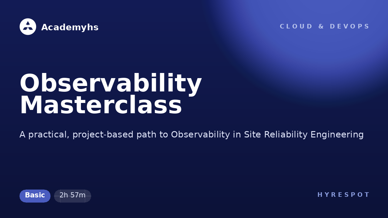 Observability Masterclass