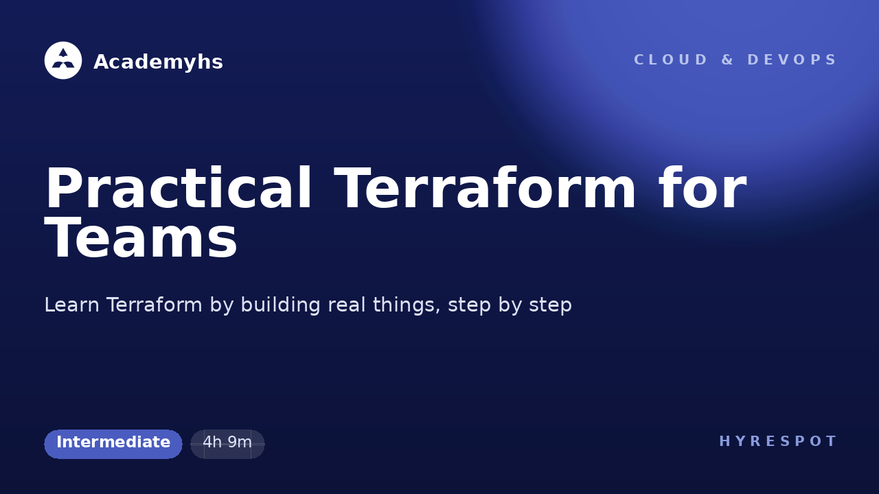 Practical Terraform for Teams