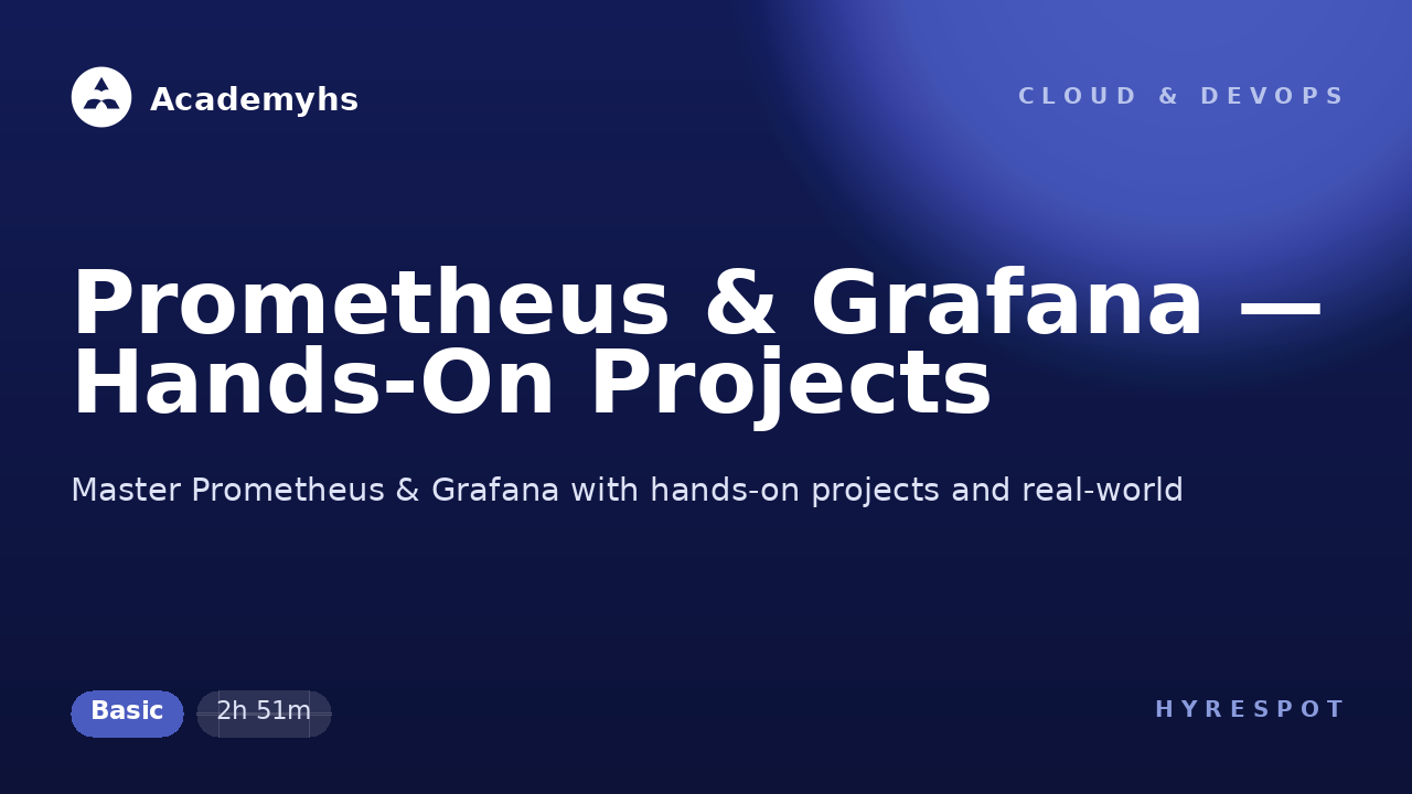 Prometheus & Grafana — Hands-On Projects