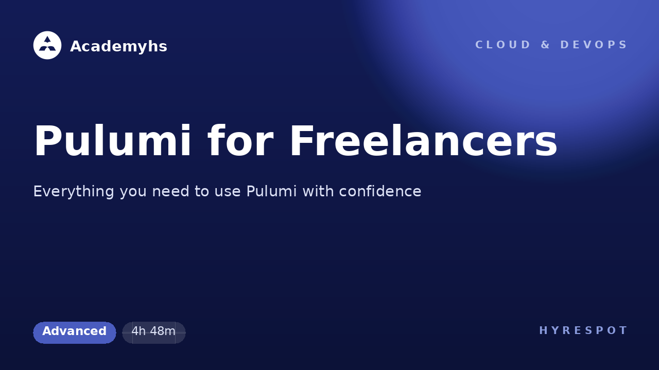 Pulumi for Freelancers
