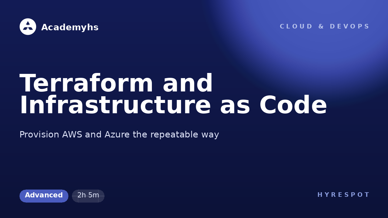 Terraform and Infrastructure as Code