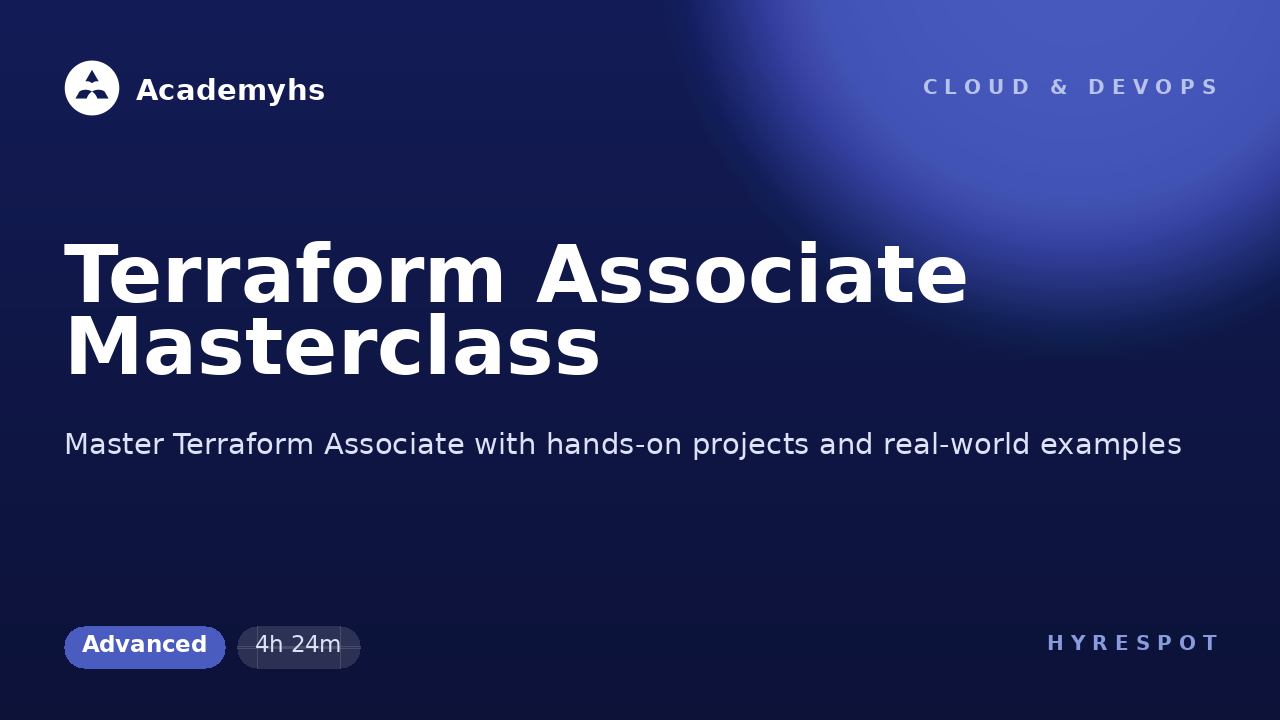 Terraform Associate Masterclass