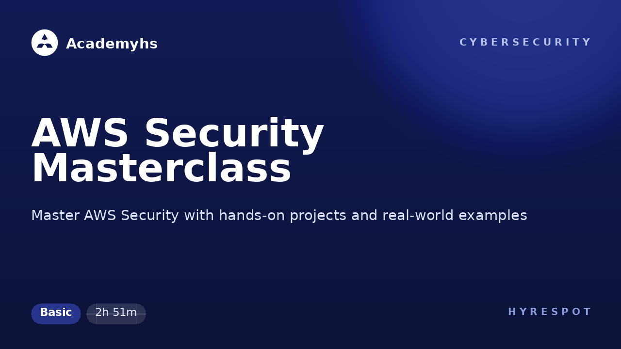AWS Security Masterclass