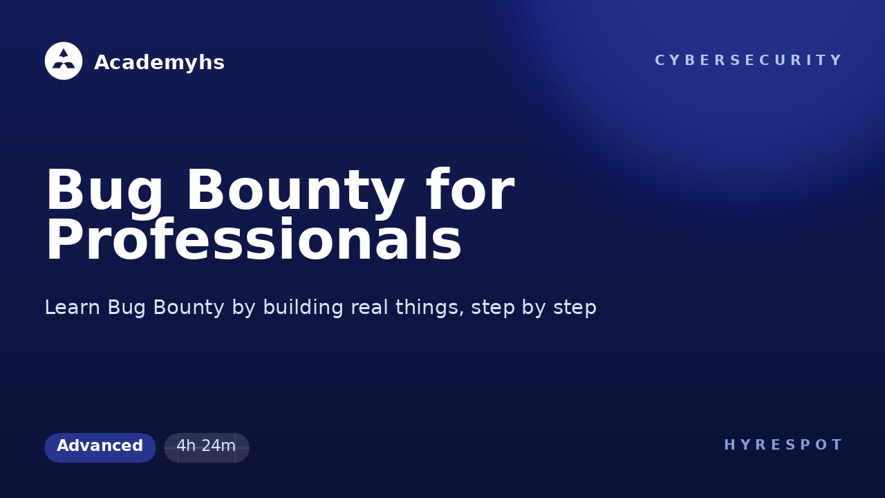 Bug Bounty for Professionals