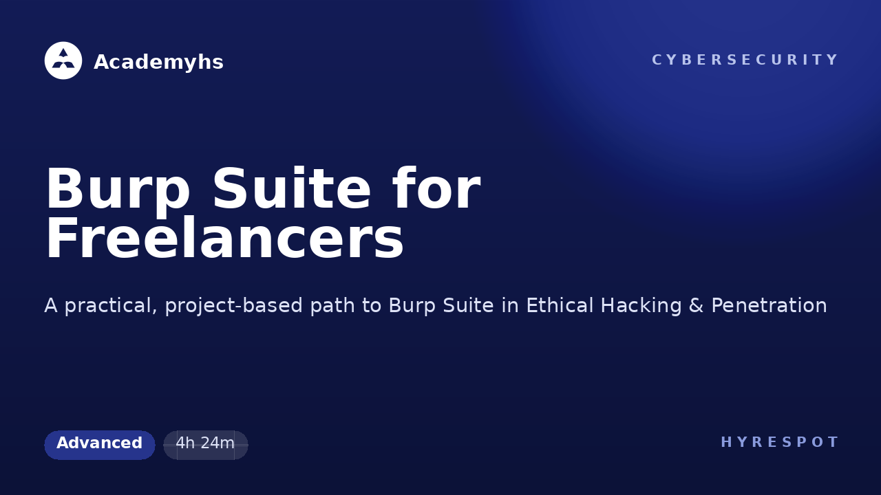 Burp Suite for Freelancers