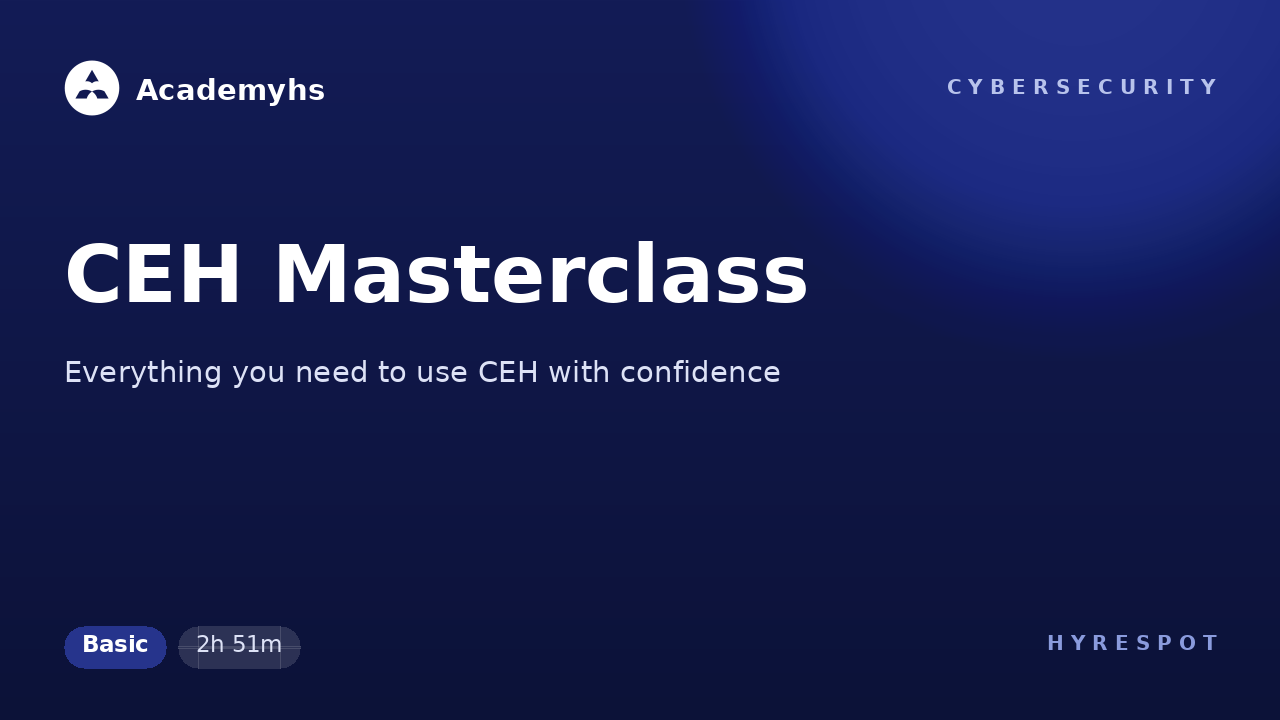 CEH Masterclass