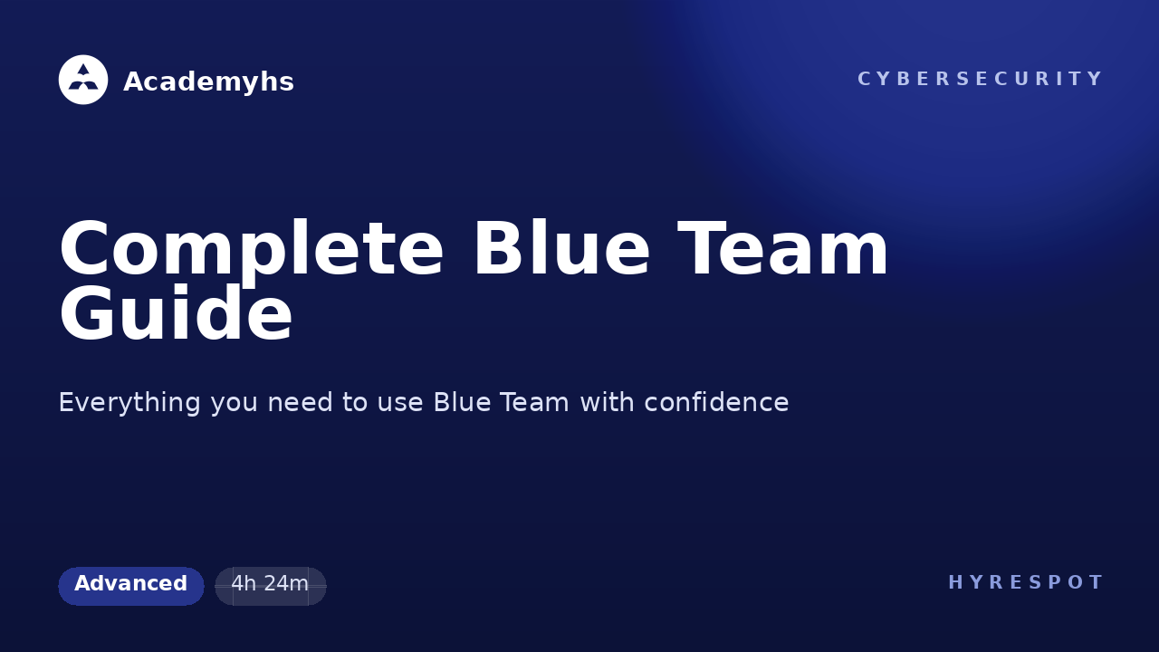 Complete Blue Team Guide