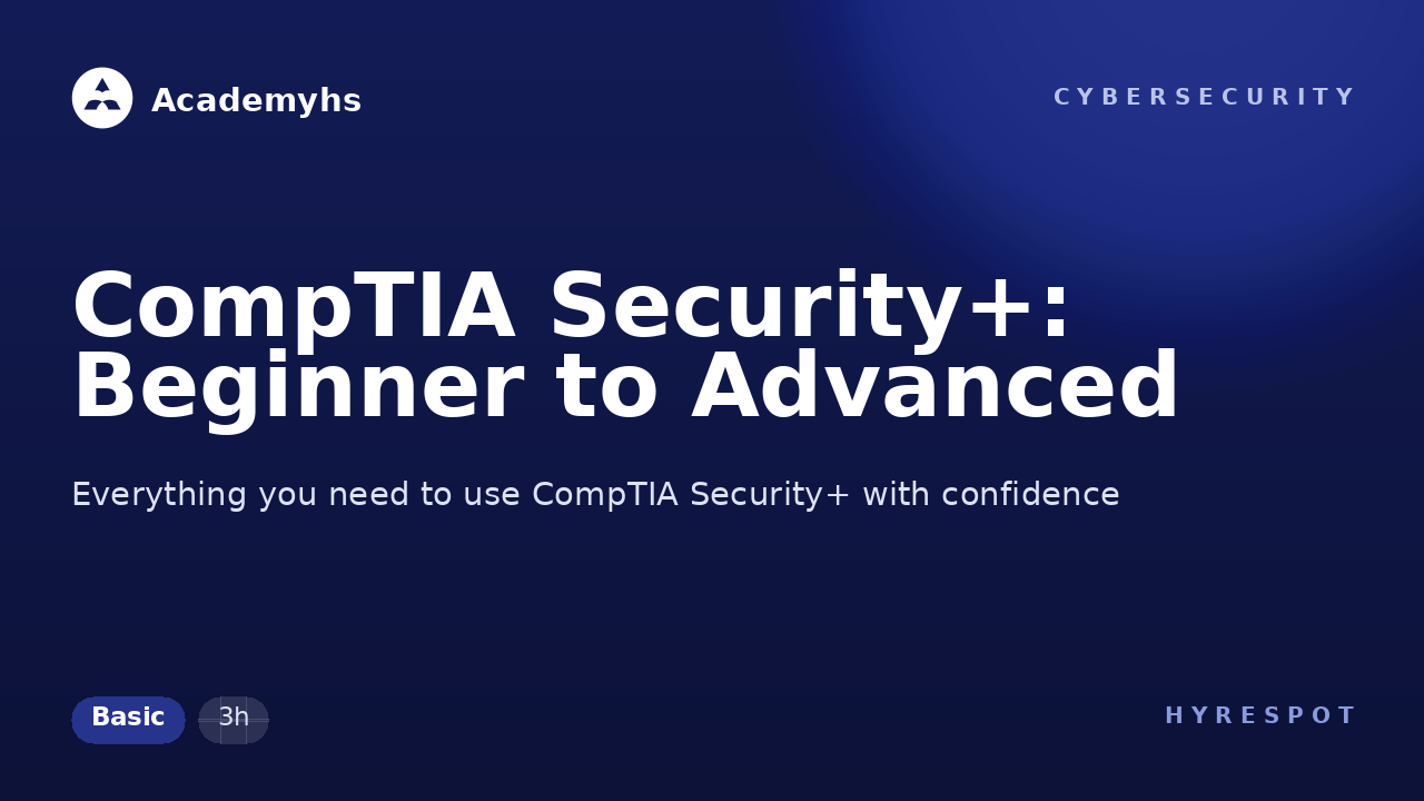 CompTIA Security+: Beginner to Advanced