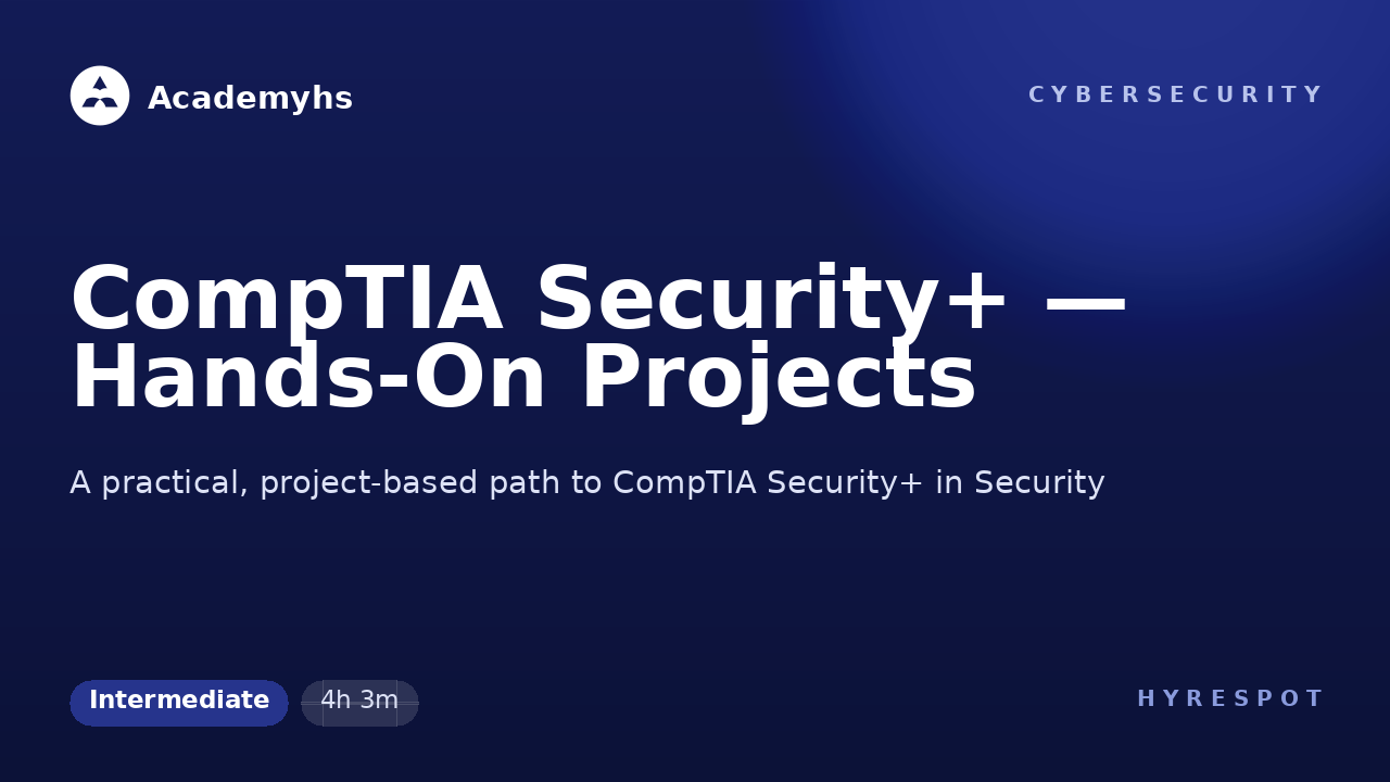 CompTIA Security+ — Hands-On Projects