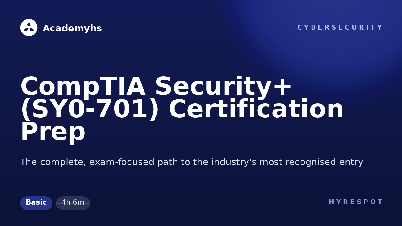 CompTIA Security+ (SY0-701) Certification Prep
