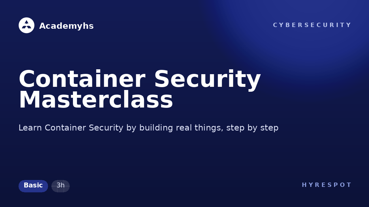 Container Security Masterclass