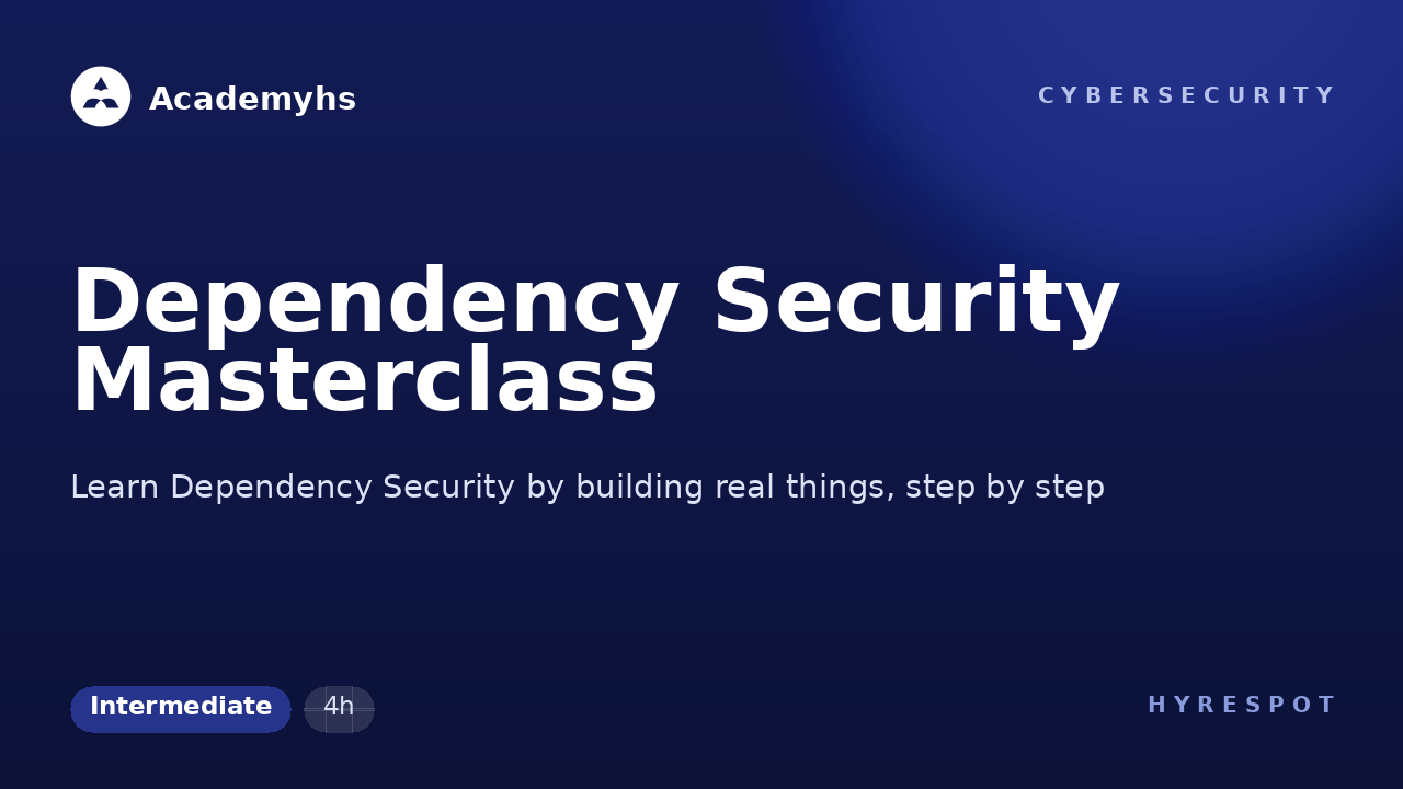 Dependency Security Masterclass