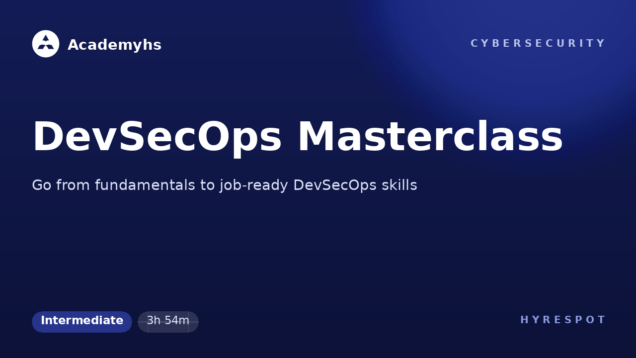DevSecOps Masterclass